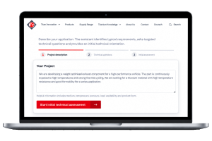 FT-AI Titan Engineering Assistant by Form & Technik on a notebook.
